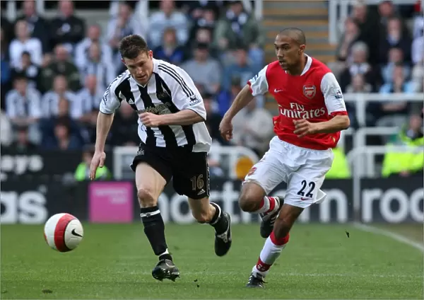 Clash of the Wingbacks: Gael Clichy vs. James Milner, 0:0 Newcastle United vs. Arsenal, FA Premiership, 2007