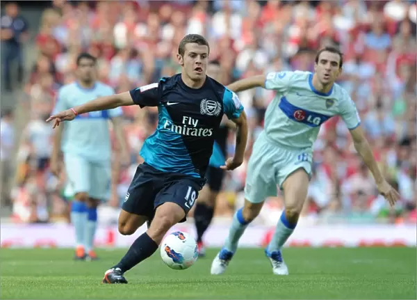 Arsenal's Jack Wilshere in Action against Boca Juniors at the Emirates Cup, 2011