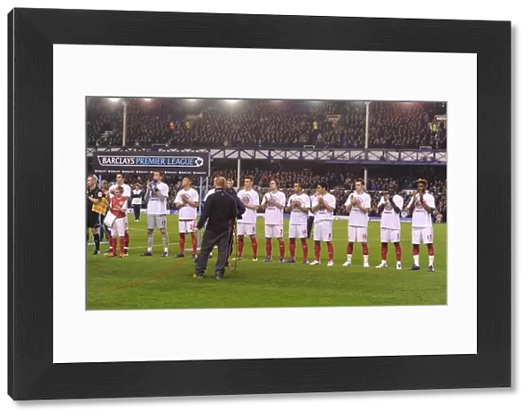 Arsenal Honors Late Fabrice Muamba with Tribute Shirts vs. Everton (2012)