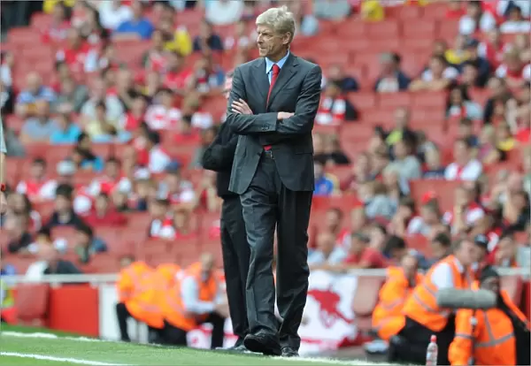Arsene Wenger Leads Arsenal Against Aston Villa in 2013-14 Premier League