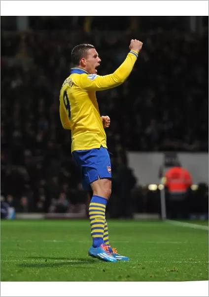 Lukas Podolski's Hat-Trick: Arsenal's Triumph over West Ham United (2013-14)
