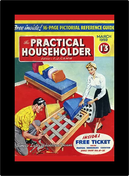 Practical Householder 1957 1950s UK DIY do it yourself home improvement magazines