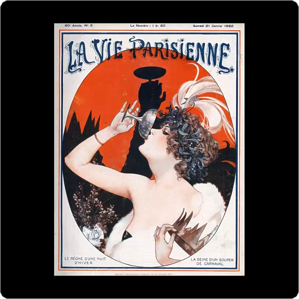 La Vie Parisienne 1922 1920s France Cheri Herouard magazines illustrations drinking