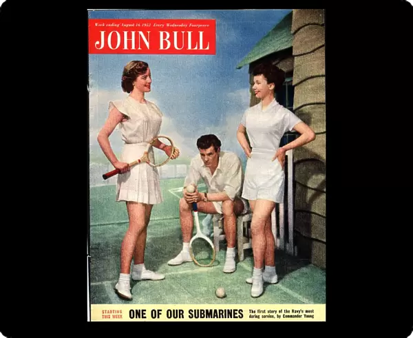 John Bull 1950s UK tennis magazines