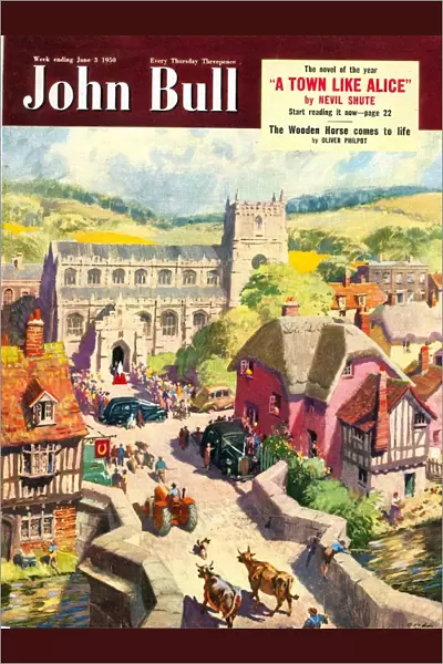 John Bull 1950s UK love marriages weddings churches villages countryside magazines