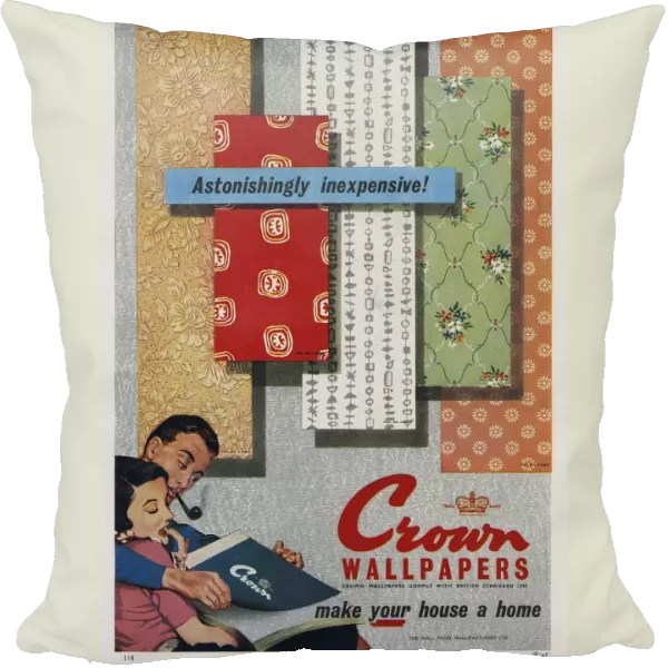 Crown 1950s UK wallpapers interiors