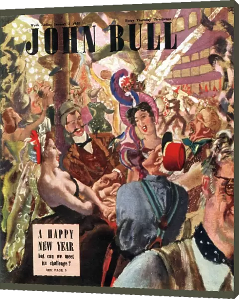 John Bull 1948 1940s UK new years eve party magazines