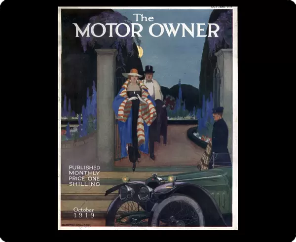 The Motor Owner 1919 1910s UK cars evening dress magazines