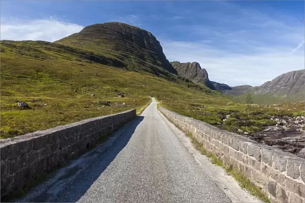 The road to the Bealach na Ba, Scotland