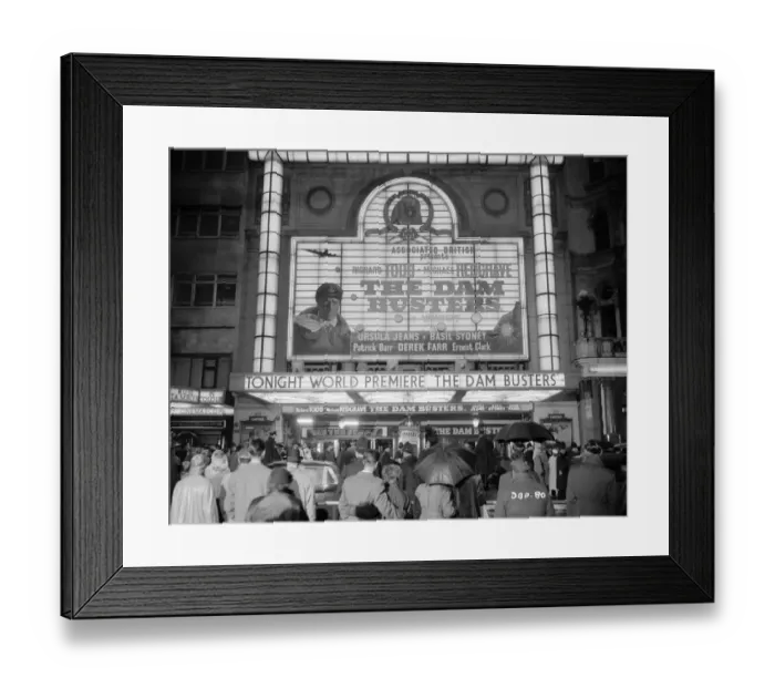 Framed Print : The Dam Busters UK Premiere Print Framed Print : The Dam Busters UK Premiere Print