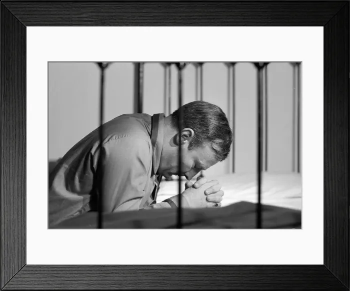 Framed Print : The Wicker Man 1973 Black and White Negative Print Framed Print : The Wicker Man 1973 Black and White Negative Print