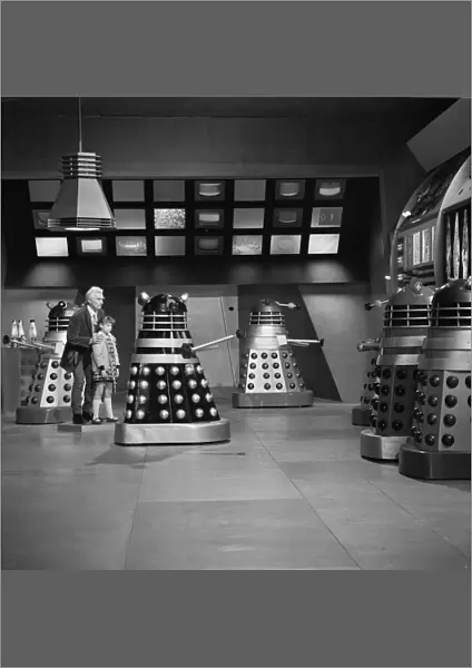 Dr Who and Susan face The Daleks