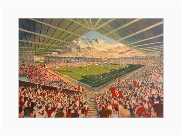 Langtree Park Stadium Fine Art - St Helens Rugby League Club