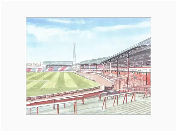 Football Stadium - Scotland - Dundee FC - The Archibald Leitch Stand Dens Park