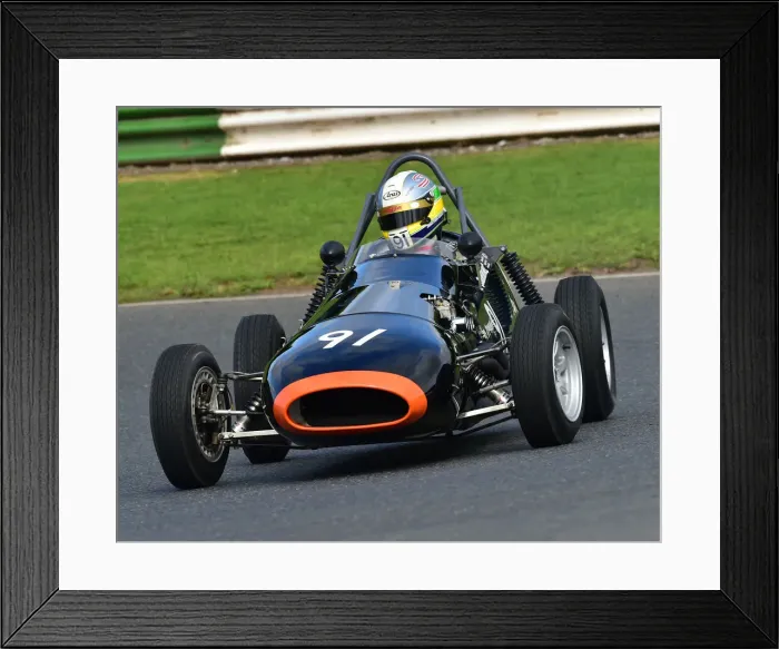 Framed Print : Formula Junior Print, Mallory Park 2020 Framed Print : Formula Junior Print, Mallory Park 2020