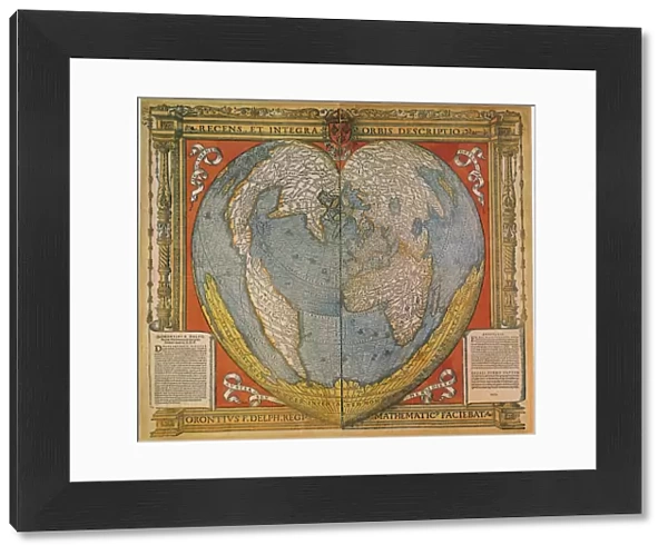 Cordiform World Map, 1536