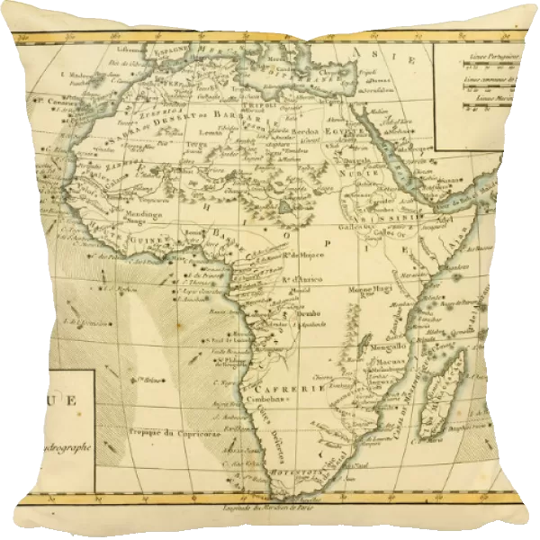 Map of Africa, circa. 1760. From Atlas de Toutes Les Parties Connues du Globe Terrestre