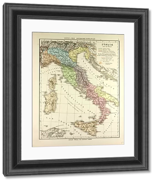 MAP OF ITALY DURING THE ROMAN EMPIRE