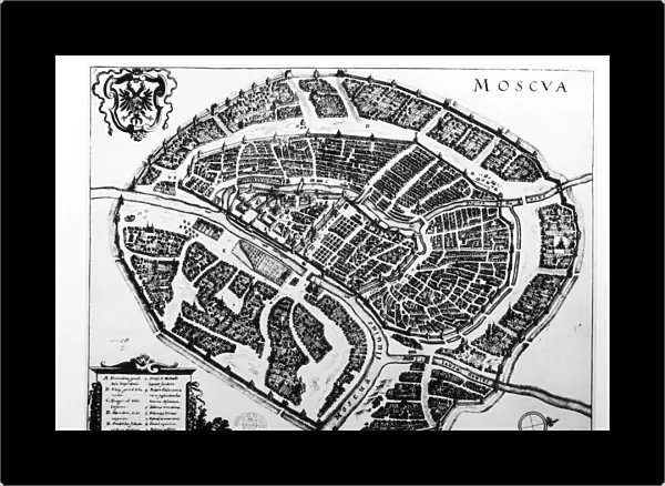 Map Geography Moscow Russia
