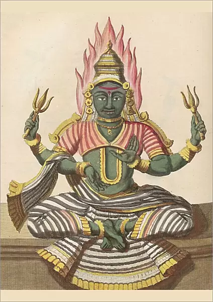 Parachati, Parachati, the Avatar of Shiva, also called Parashiva, Signed: P
