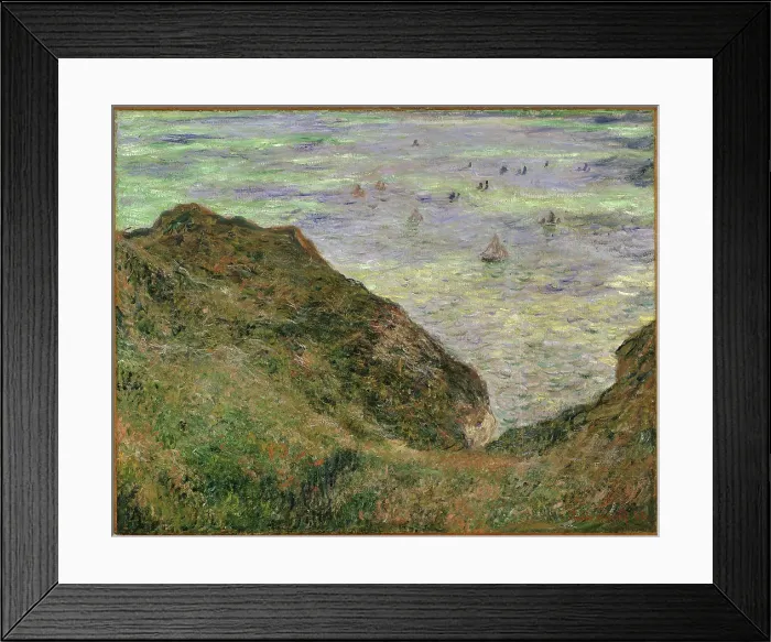 Framed Print : Print of Claude Monet's View over the Sea (1882) Framed Print : Print of Claude Monet's View over the Sea (1882)