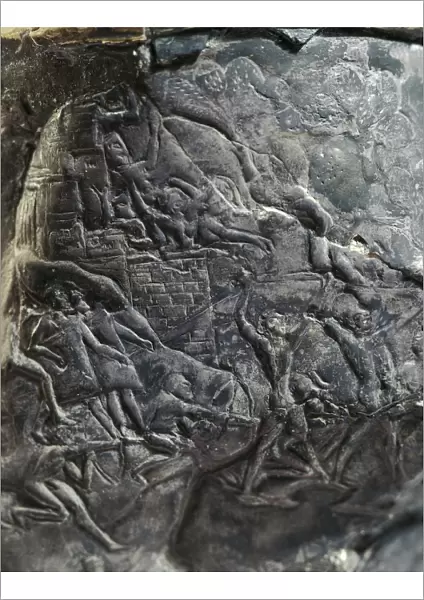 Silver rhyton with scenes of siege, from Mycenae