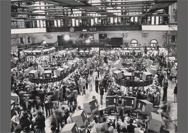 Trading floor, New York Stock Exchange, New York City