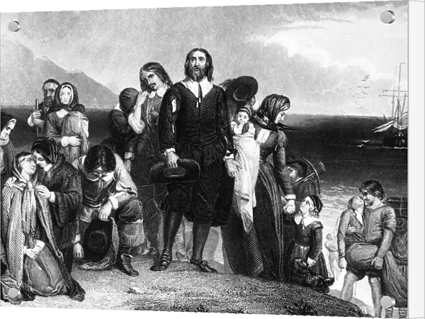 Landing of the Pilgrims at Plymouth, Massachusetts
