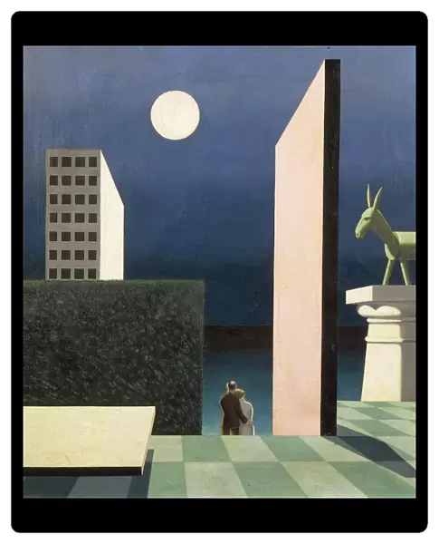 Hungary, Budapest, The Green donkey (Metaphysics), 1924