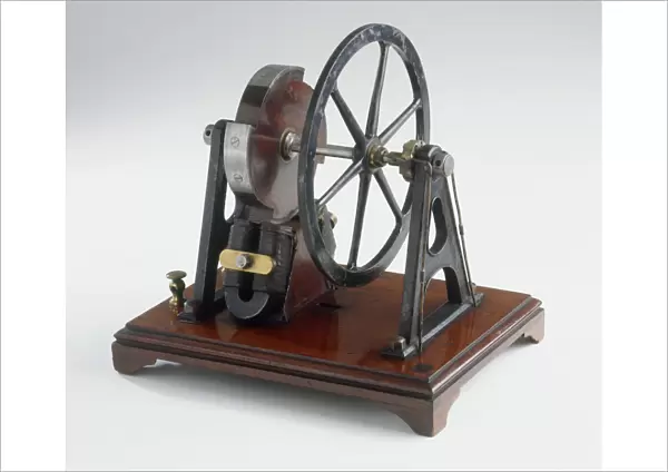 Model of electromagnetic motor invented by Charles Wheatstone, 1840s