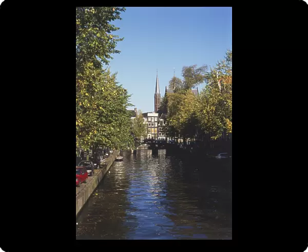 Holland, Amsterdam, Leidsegracht Canal