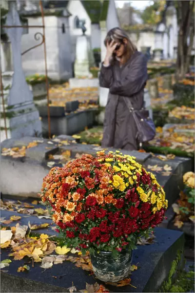 All-Souls day at Pere Lachaise graveyard