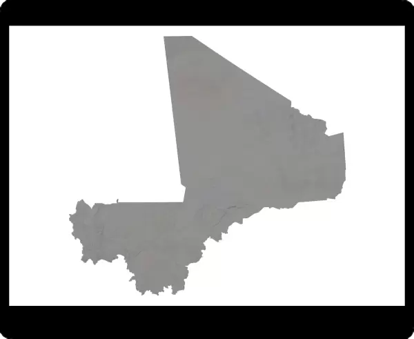 Mali, Relief Map