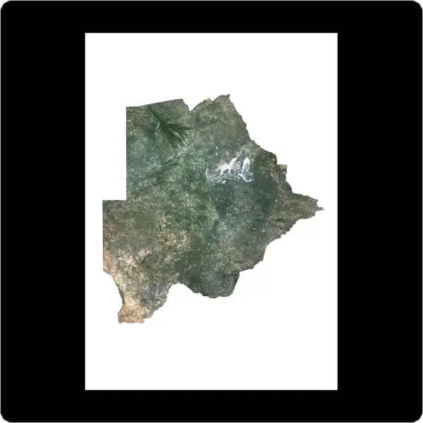 Botswana, Satellite Image