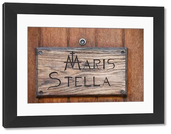Stella Maris home door sign