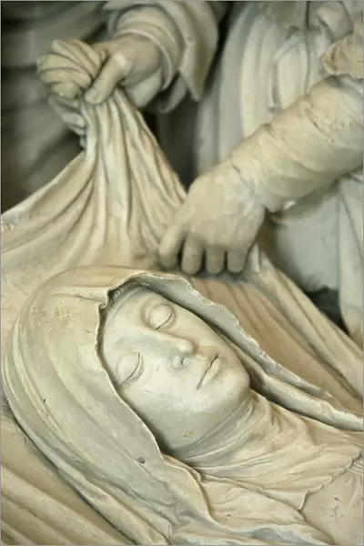 Saint-Pierre of Solesmes abbey church sculpture (detail)