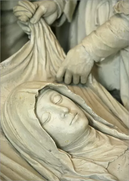 Saint-Pierre of Solesmes abbey church sculpture (detail)