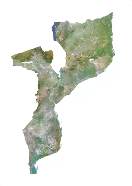 Mozambique, Satellite Image