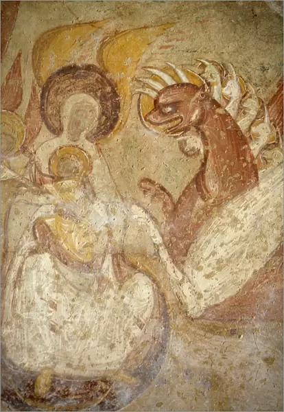 Saint-Savin abbey painting: Apocalypse