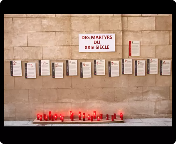 Tribute to the christian martyrs of the 21st century
