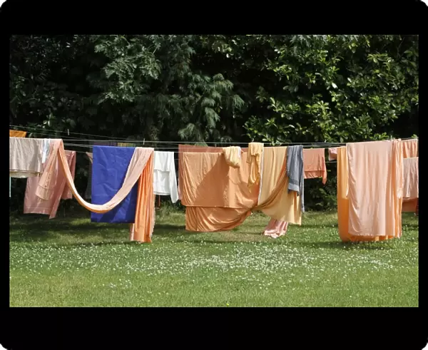 Bhaktivedanta Manor Drying laundry