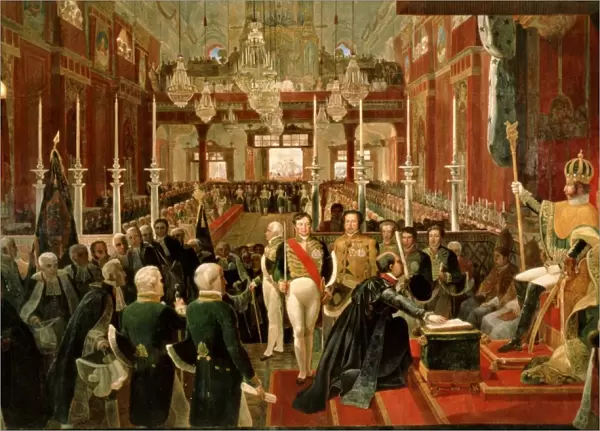 Coronation of Emperor Pedro I of Brazil, painting