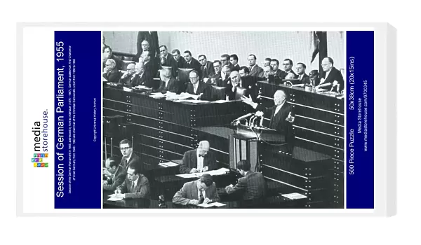 Session of German Parliament, 1955