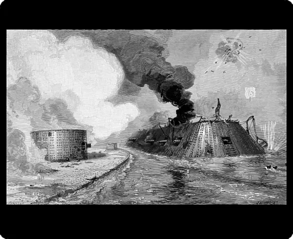 American Civil War, battle of ironclads