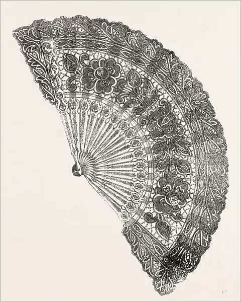 Fan, Engraving 1882