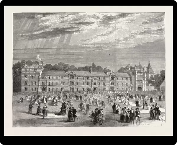 The Opening of Keble College, Oxford University, Oxford, Uk, 1870
