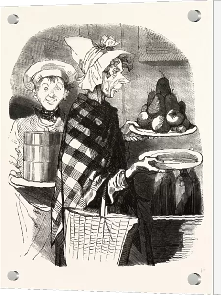 French Lady And A Cook Bring The Desserts By Bertall