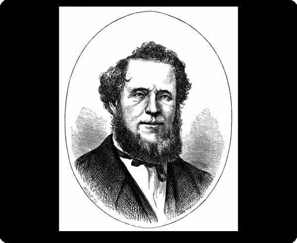 Portrait of Brigham Young American Mormon leader, 1870