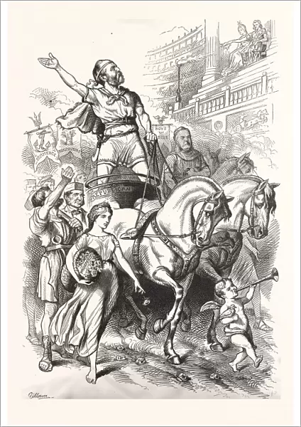Victory! Engraving 1880