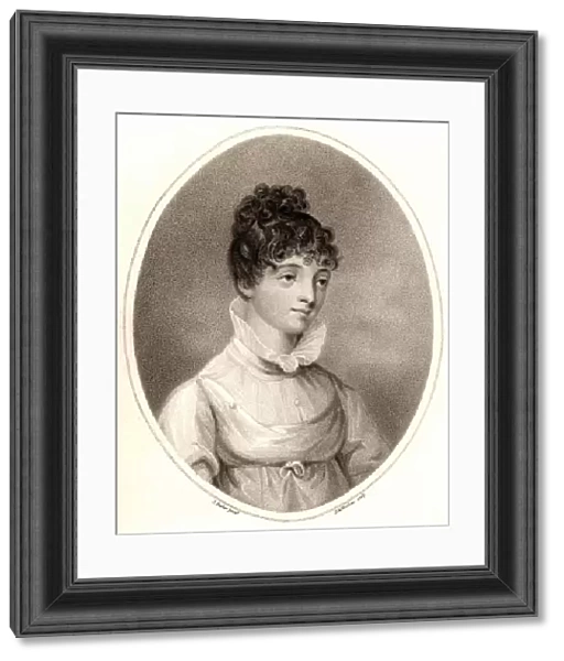Elizabeth Smith (1776-1806) English oriental scholar born near Durham. Stipple engraving